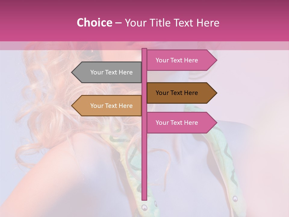 Pretty Female Summer PowerPoint Template