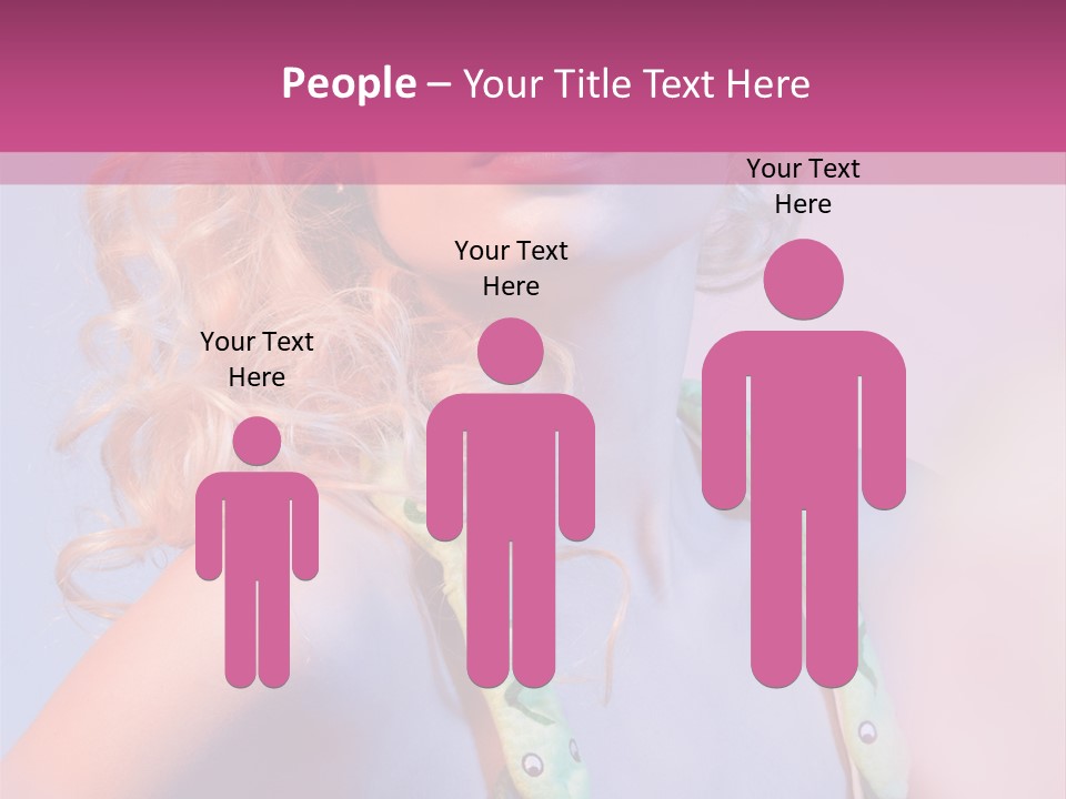 Pretty Female Summer PowerPoint Template