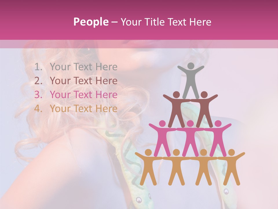 Pretty Female Summer PowerPoint Template