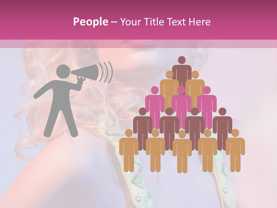 Pretty Female Summer PowerPoint Template