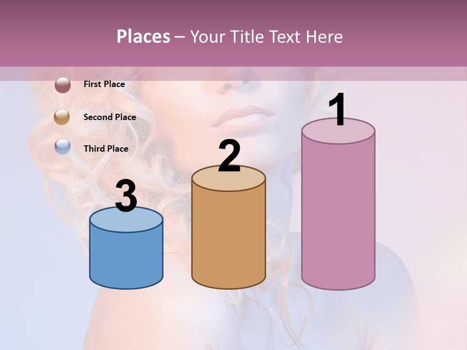 Blurry Young Rose PowerPoint Template