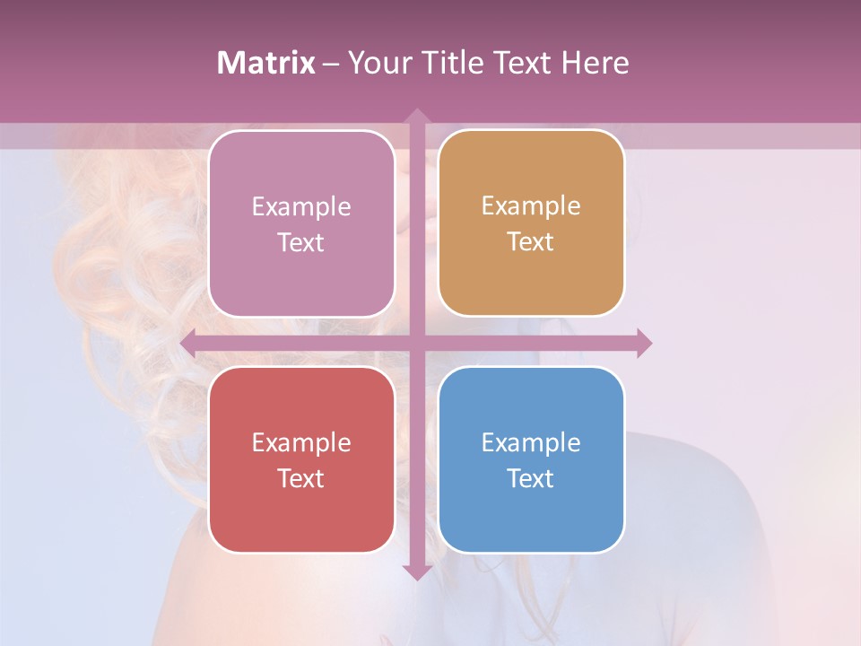 Blurry Young Rose PowerPoint Template