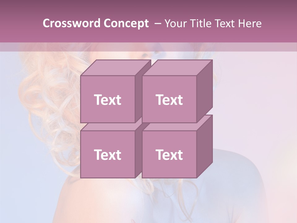 Blurry Young Rose PowerPoint Template