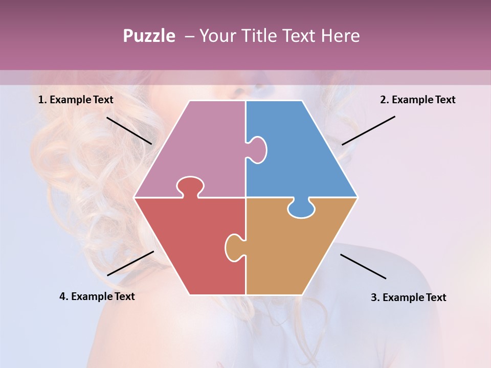 Blurry Young Rose PowerPoint Template