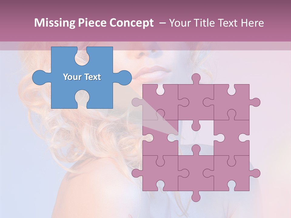 Blurry Young Rose PowerPoint Template