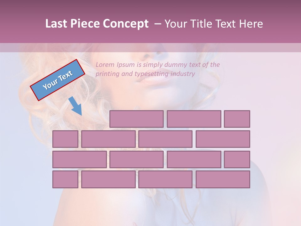 Blurry Young Rose PowerPoint Template