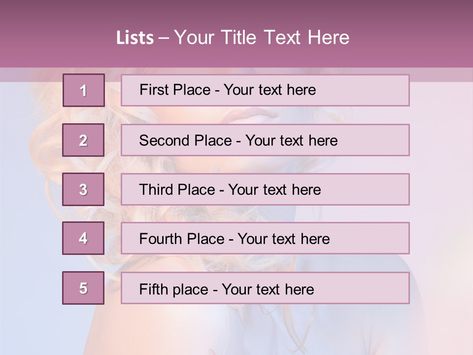 Blurry Young Rose PowerPoint Template
