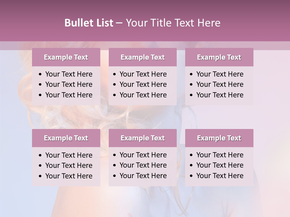 Blurry Young Rose PowerPoint Template