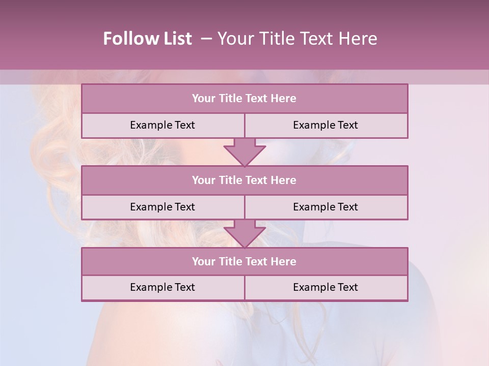 Blurry Young Rose PowerPoint Template