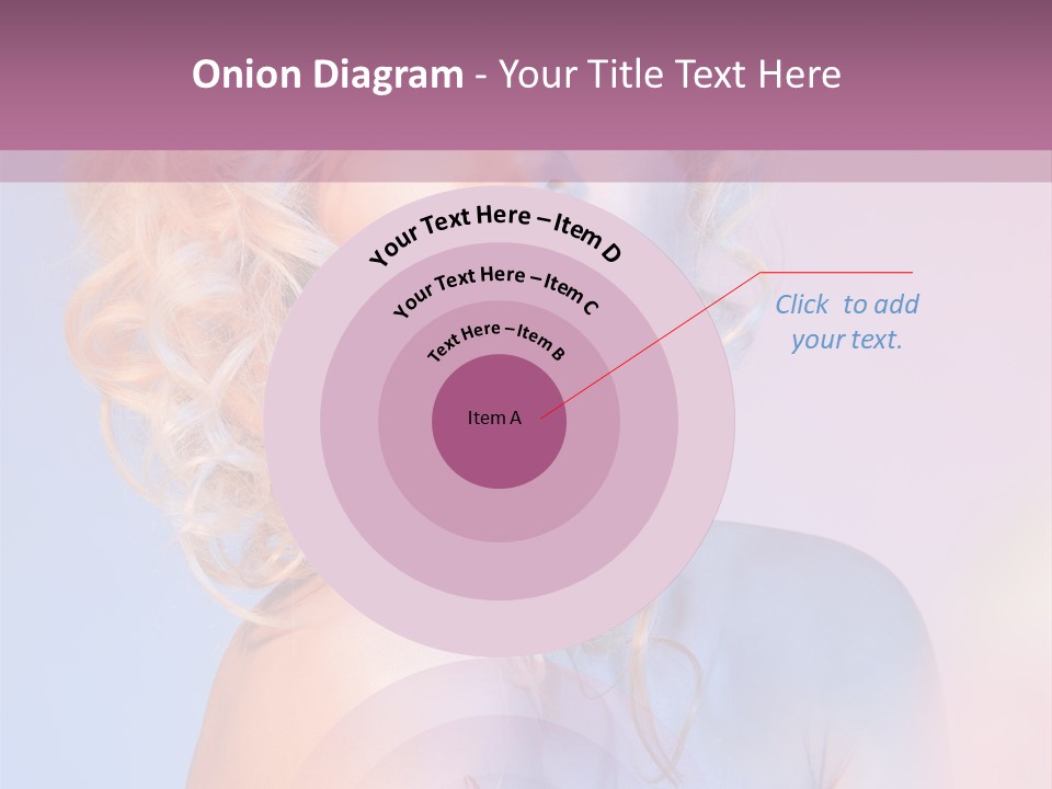 Blurry Young Rose PowerPoint Template