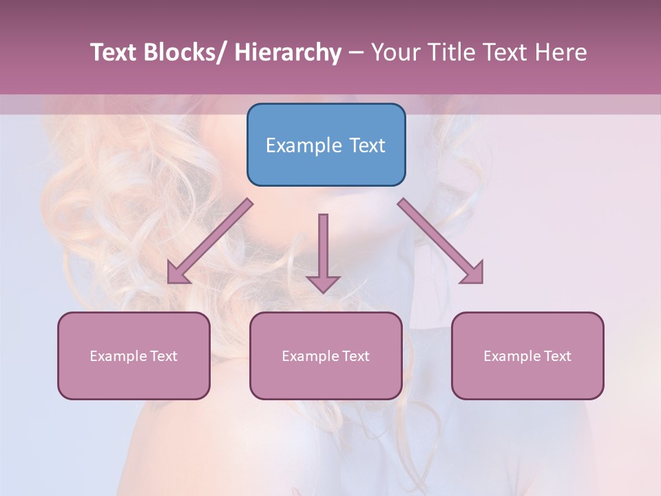 Blurry Young Rose PowerPoint Template