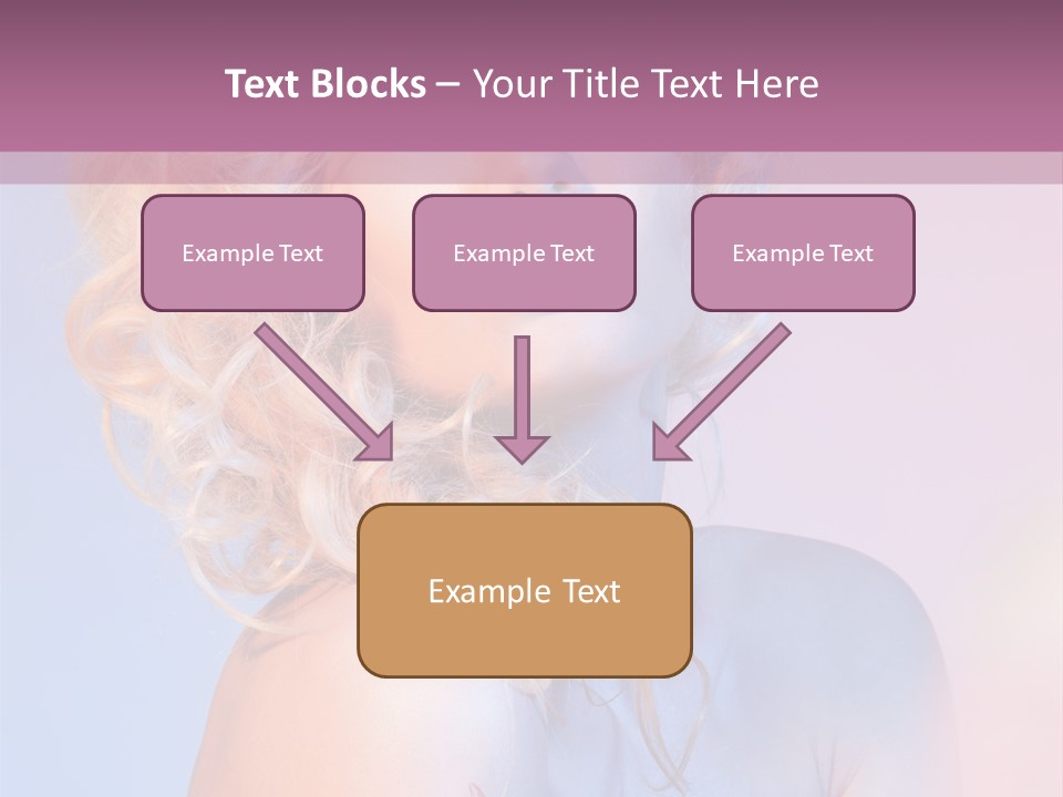 Blurry Young Rose PowerPoint Template