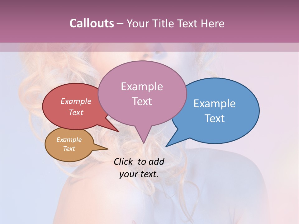 Blurry Young Rose PowerPoint Template