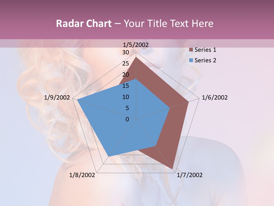 Blurry Young Rose PowerPoint Template