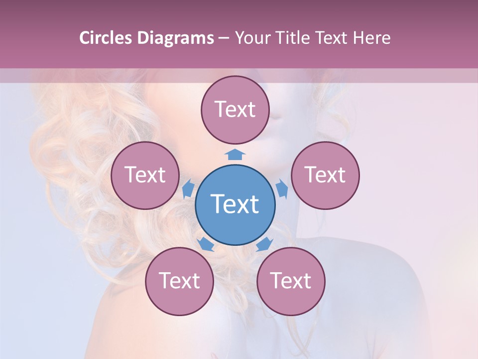 Blurry Young Rose PowerPoint Template