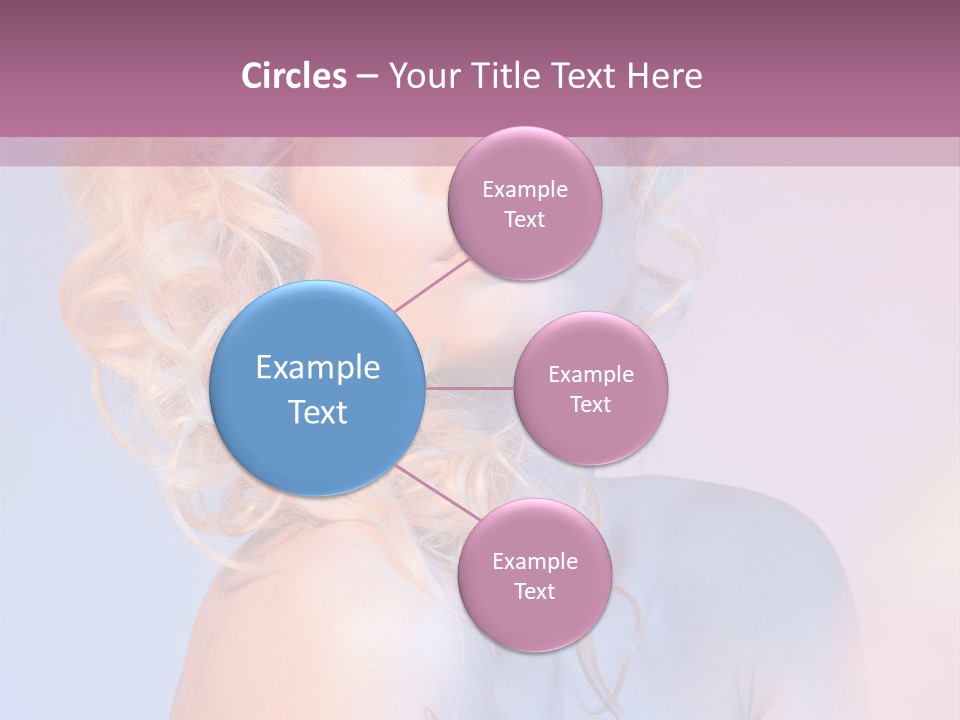 Blurry Young Rose PowerPoint Template