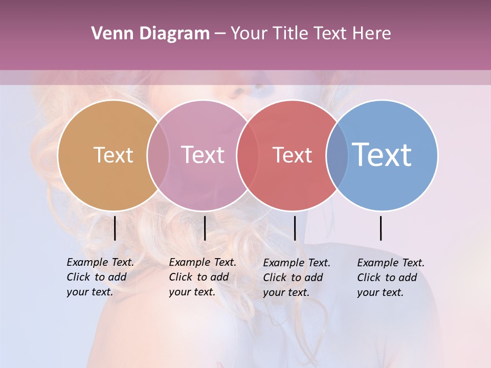 Blurry Young Rose PowerPoint Template