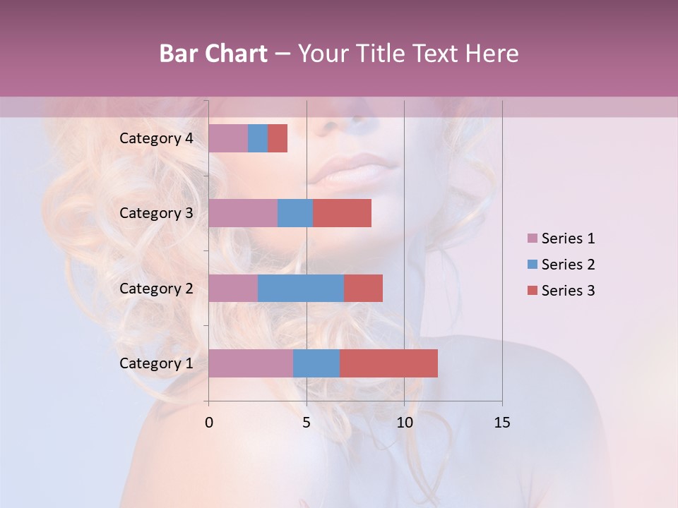 Blurry Young Rose PowerPoint Template