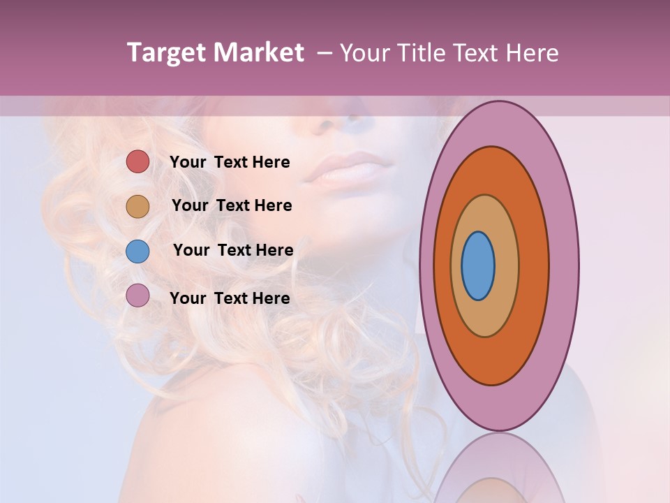 Blurry Young Rose PowerPoint Template