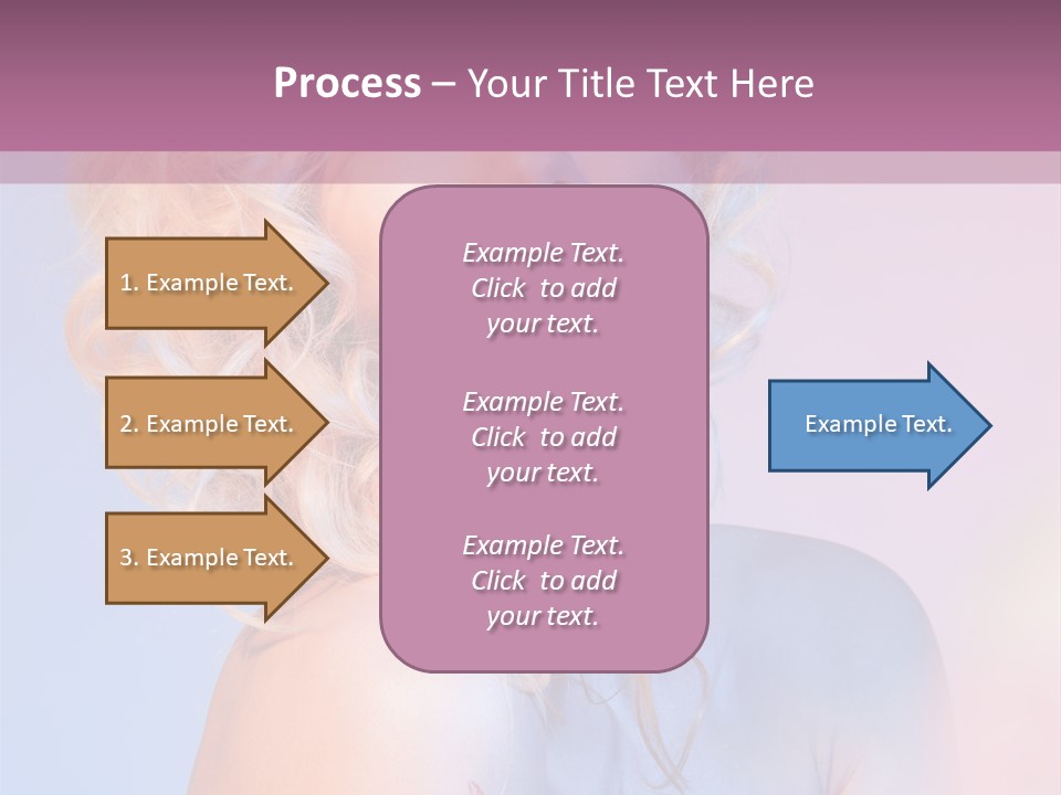 Blurry Young Rose PowerPoint Template