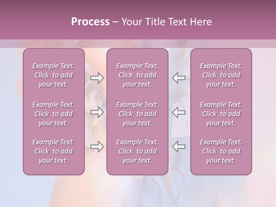 Blurry Young Rose PowerPoint Template