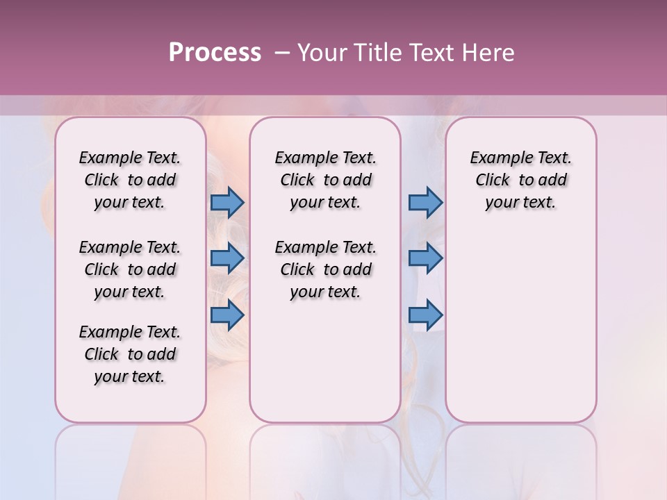 Blurry Young Rose PowerPoint Template