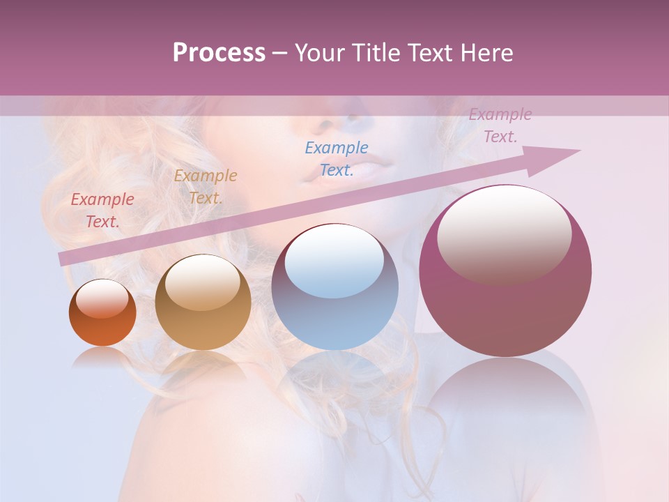 Blurry Young Rose PowerPoint Template