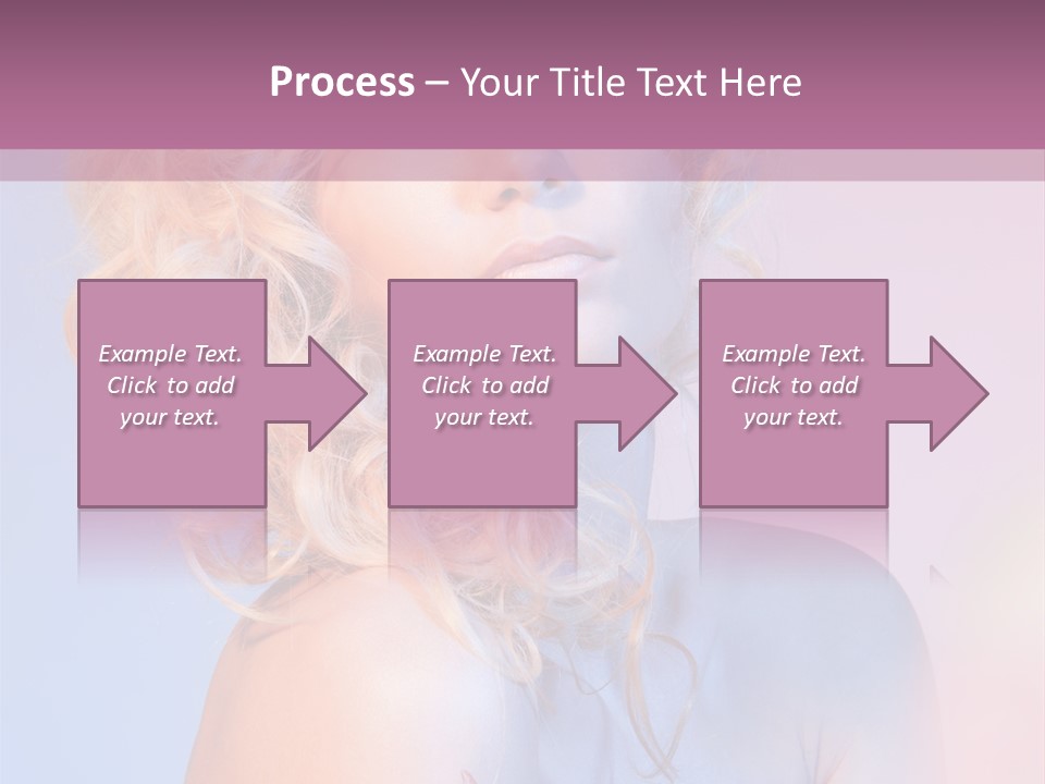 Blurry Young Rose PowerPoint Template