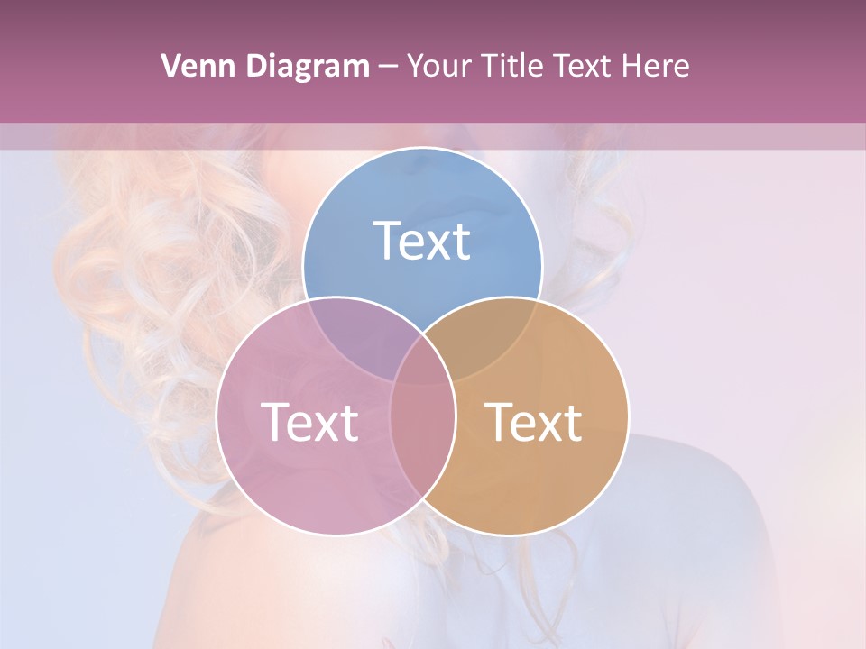 Blurry Young Rose PowerPoint Template