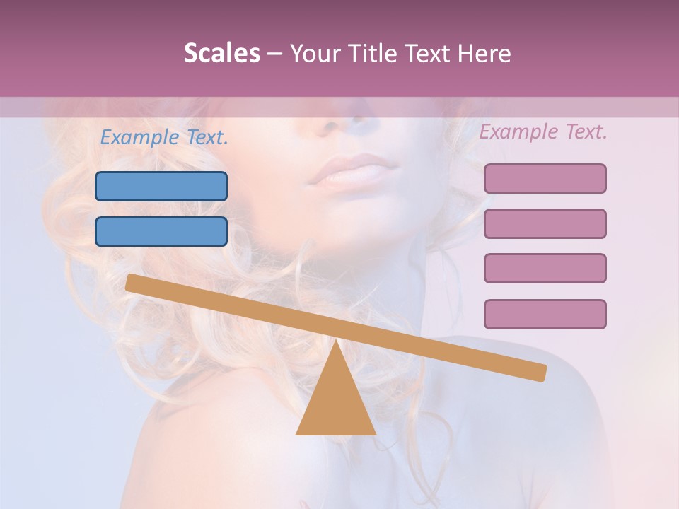 Blurry Young Rose PowerPoint Template