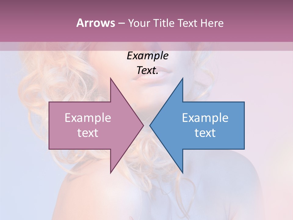 Blurry Young Rose PowerPoint Template