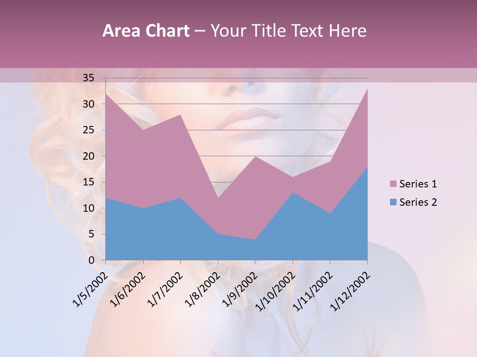 Blurry Young Rose PowerPoint Template