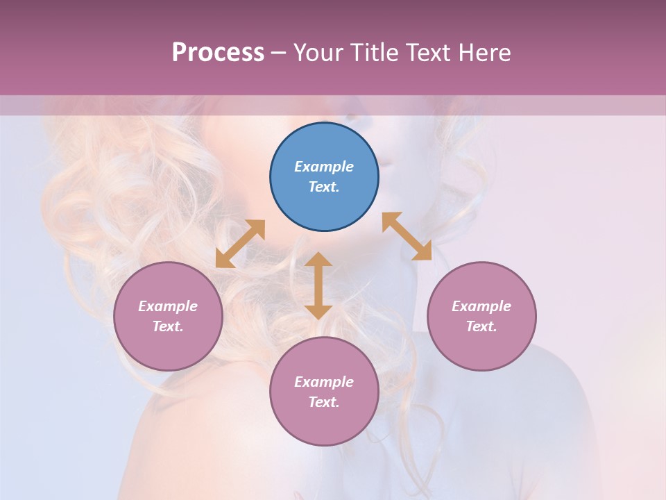 Blurry Young Rose PowerPoint Template
