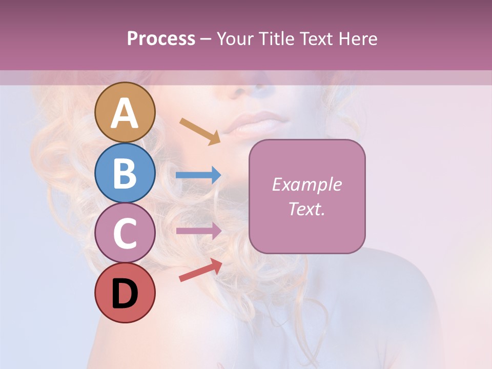 Blurry Young Rose PowerPoint Template