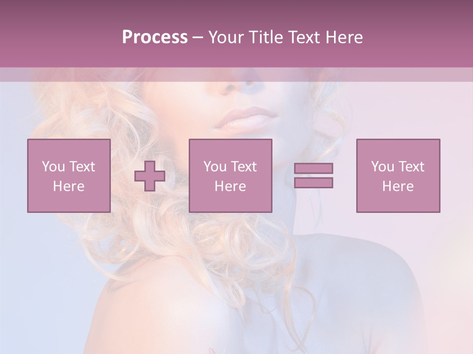 Blurry Young Rose PowerPoint Template