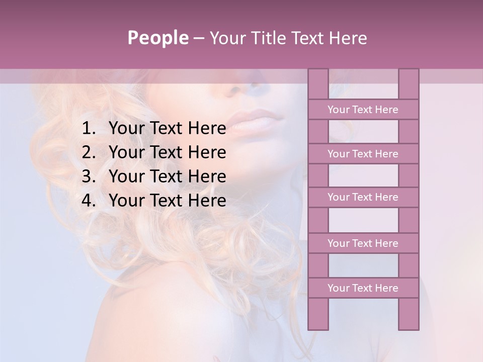 Blurry Young Rose PowerPoint Template