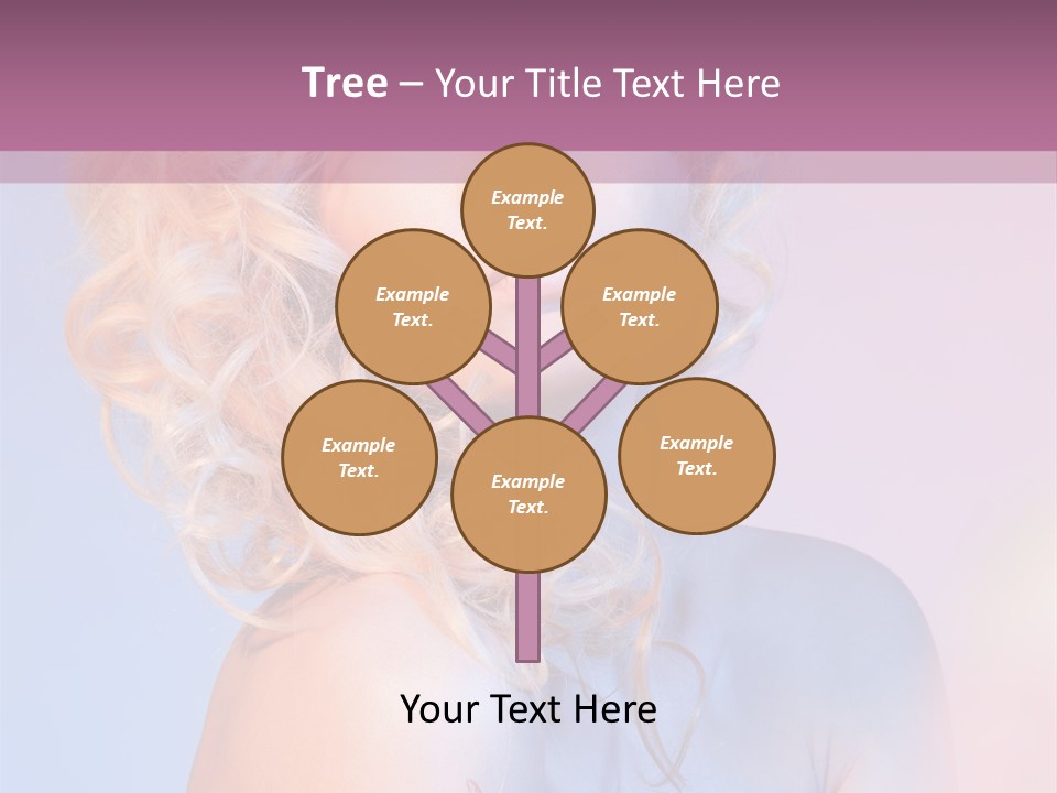 Blurry Young Rose PowerPoint Template