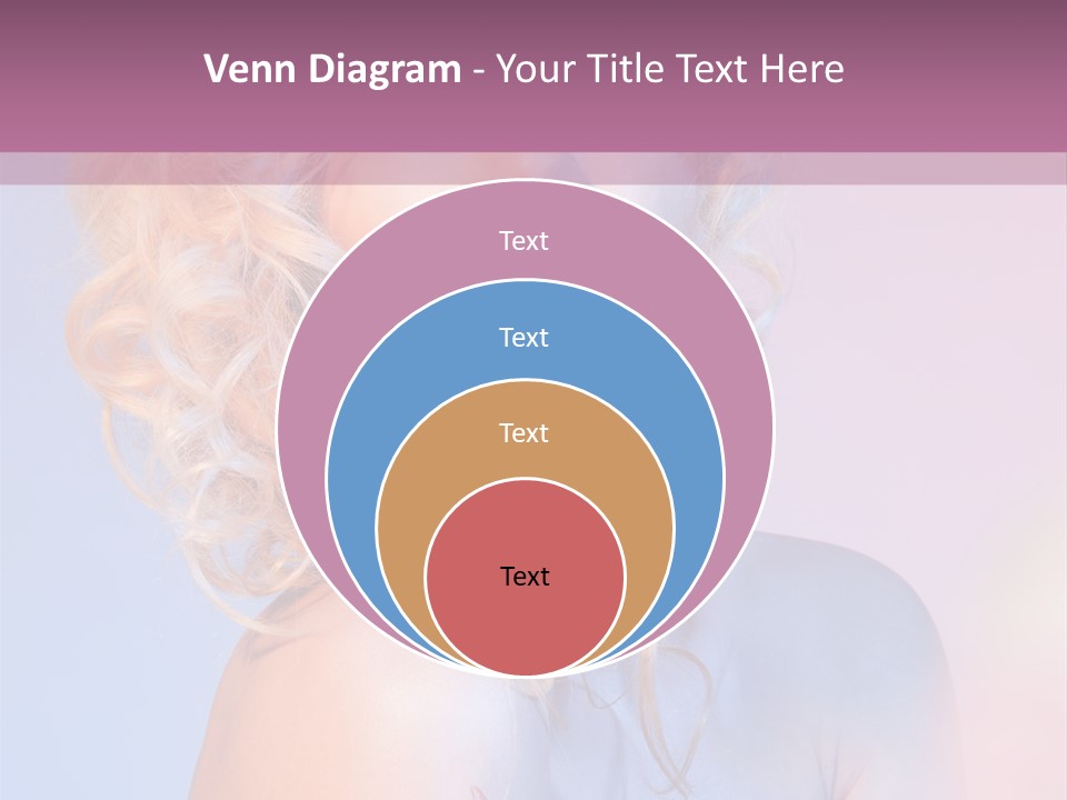 Blurry Young Rose PowerPoint Template