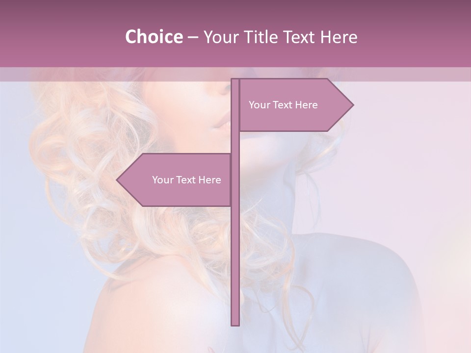 Blurry Young Rose PowerPoint Template