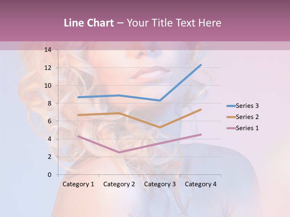 Blurry Young Rose PowerPoint Template