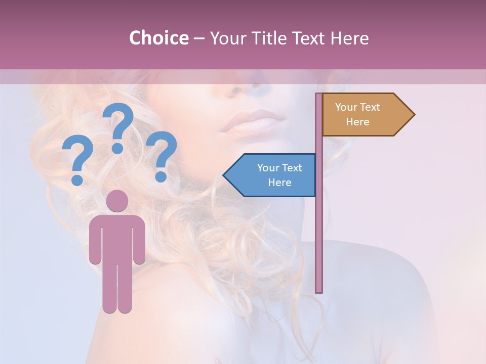 Blurry Young Rose PowerPoint Template