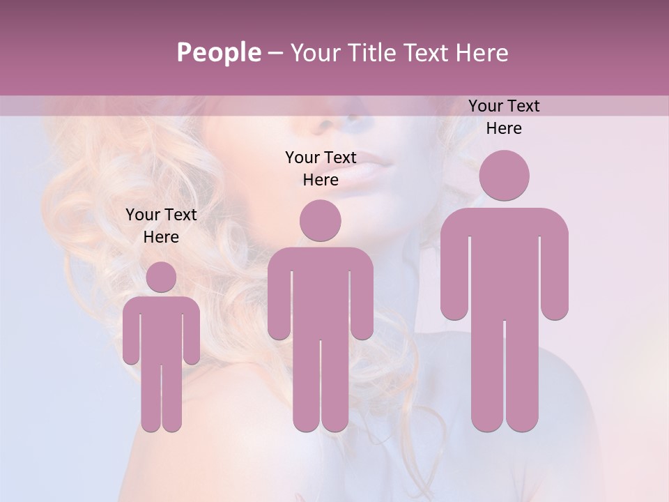 Blurry Young Rose PowerPoint Template