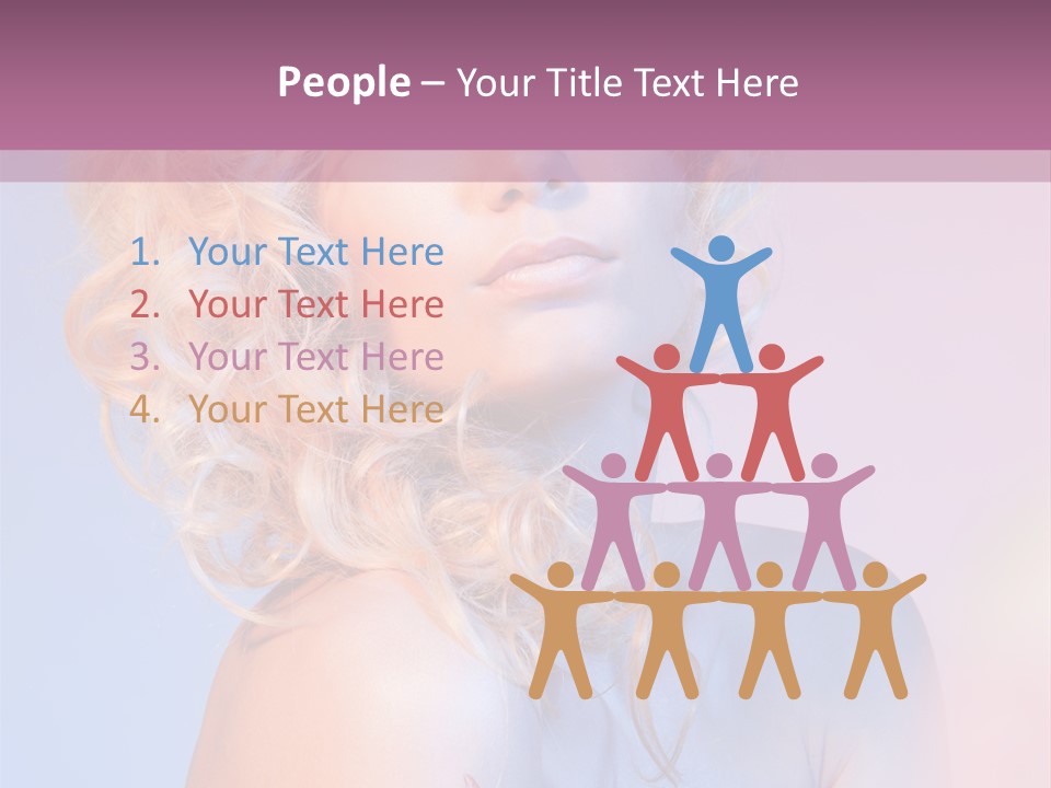 Blurry Young Rose PowerPoint Template