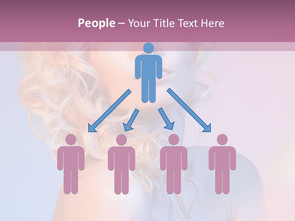 Blurry Young Rose PowerPoint Template