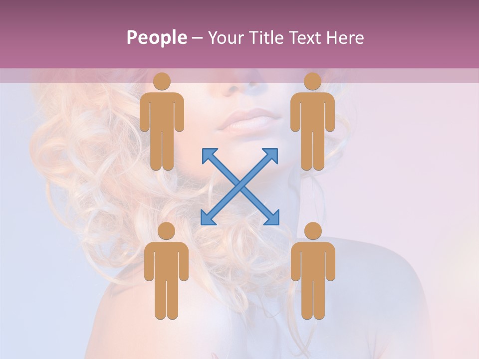 Blurry Young Rose PowerPoint Template