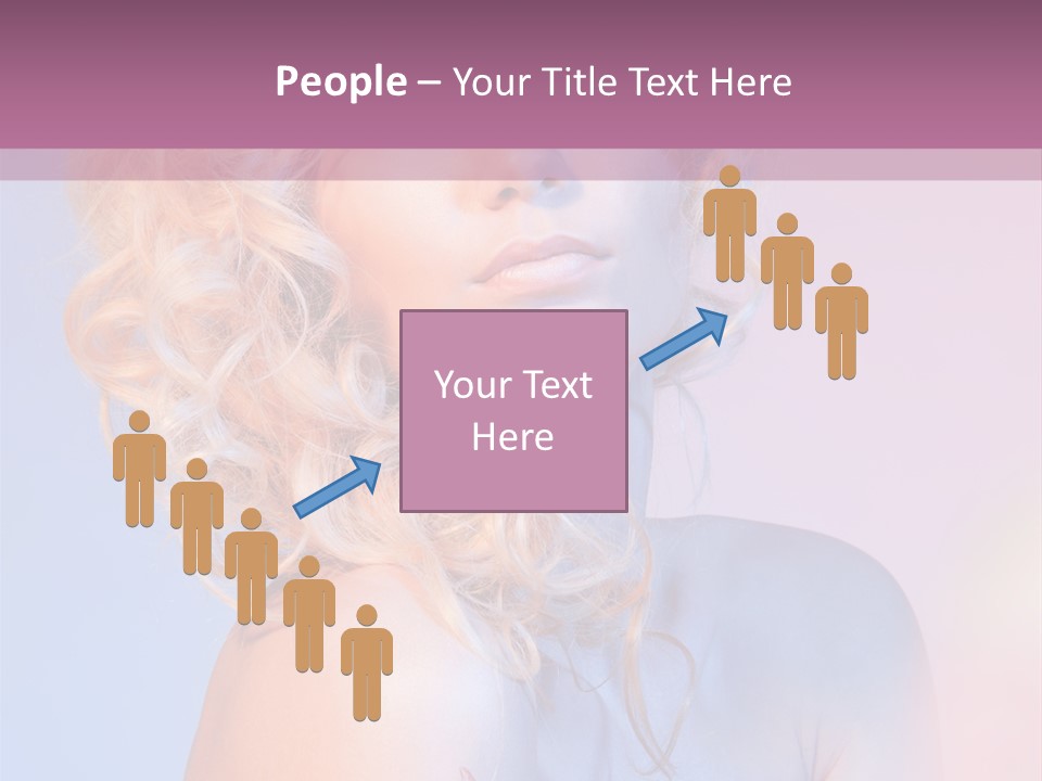 Blurry Young Rose PowerPoint Template