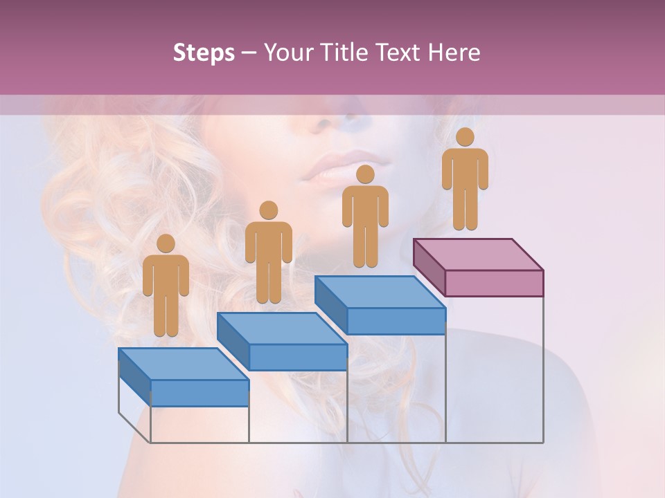 Blurry Young Rose PowerPoint Template