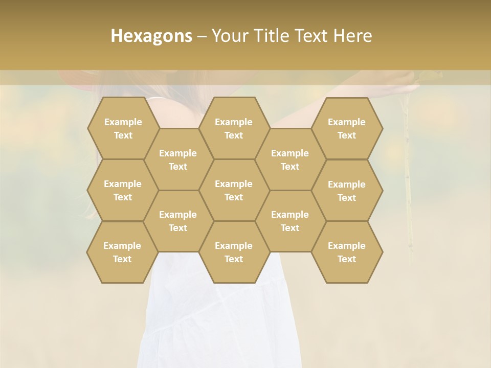 Wellness Girl Crop PowerPoint Template