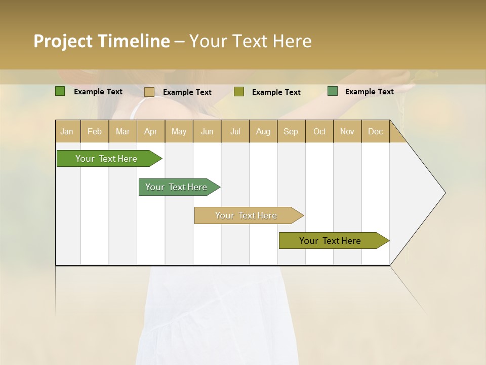 Wellness Girl Crop PowerPoint Template