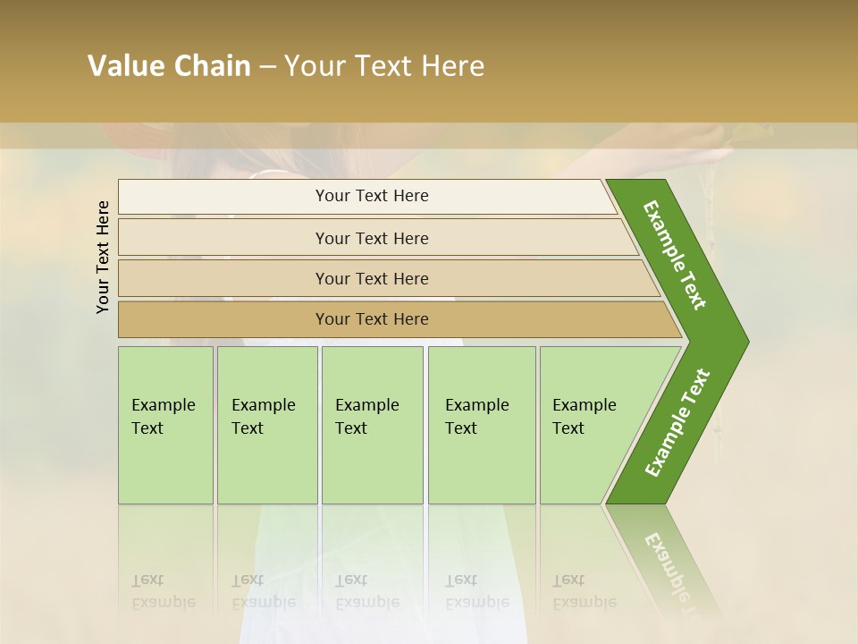 Wellness Girl Crop PowerPoint Template